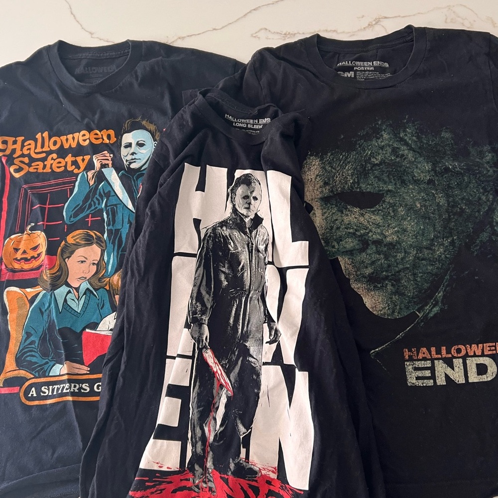 Halloween Graphic T-Shirts Set